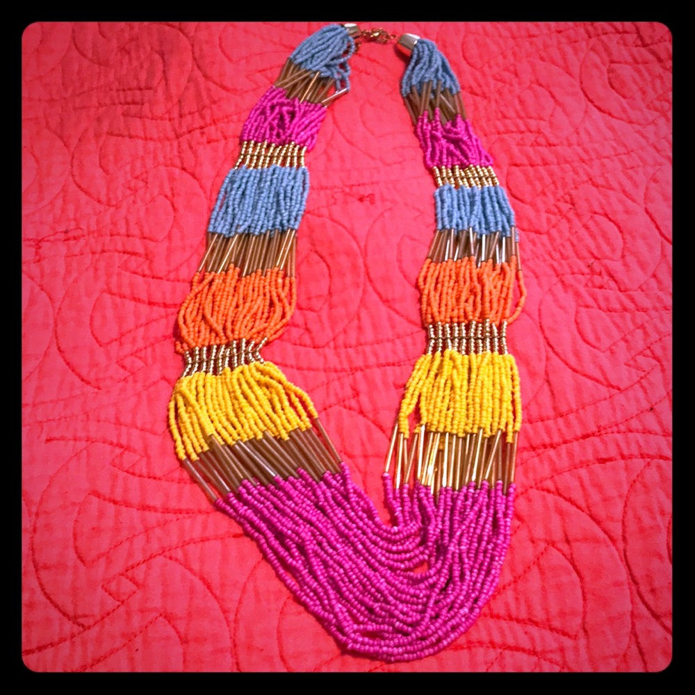 Amarita Singh multi-strand multi color necklace